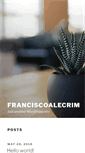 Mobile Screenshot of franciscoalecrim.com